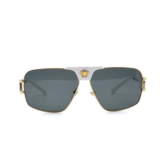 VERSACE VE2251 147187 GOLD/WHITE DARK GREY SUNGLASSES main image 6